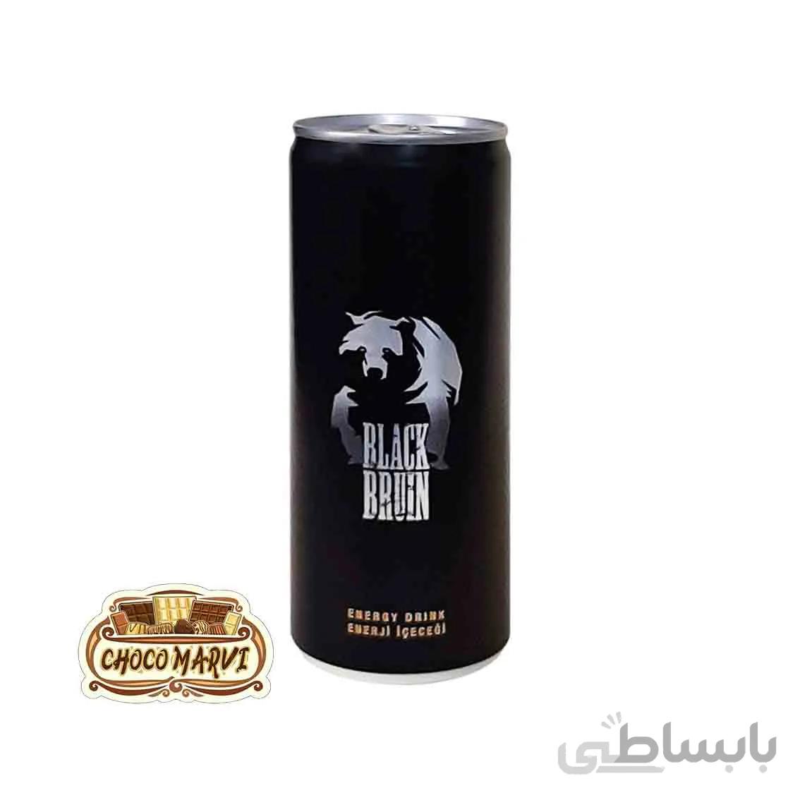 نوشیدنی انرژی زا بلک برون 500 میلی لیتر black bruin ا Black bruin energy drink 500 ml