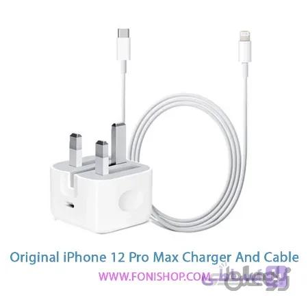 کابل و شارژر اصلی آیفون iPhone 12 Pro Max