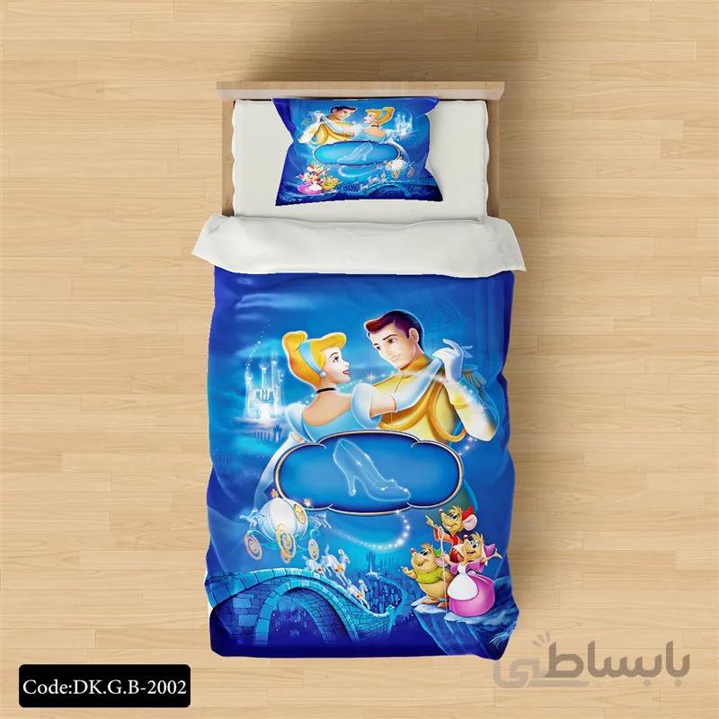 سرویس خواب مدل سیندرلا یک نفره 4 تکه کد DK.G.B-2002
