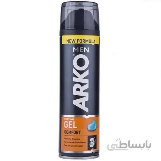 ژل اصلاح آرکو مدل comfort حجم 200 میل ا ARKO gel comfort