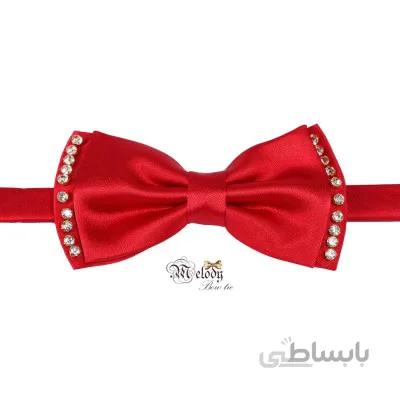 پاپیون سری مندو نگین دار 'طلایی' (قرمز)