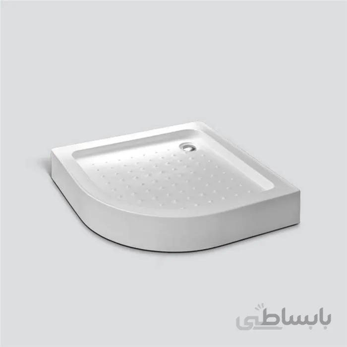 زیر دوشی با پانل ثابت اکریلیک ساحل وان مدل-80-198 ا ابعاد : 80x80 x 28 سانتی متر
