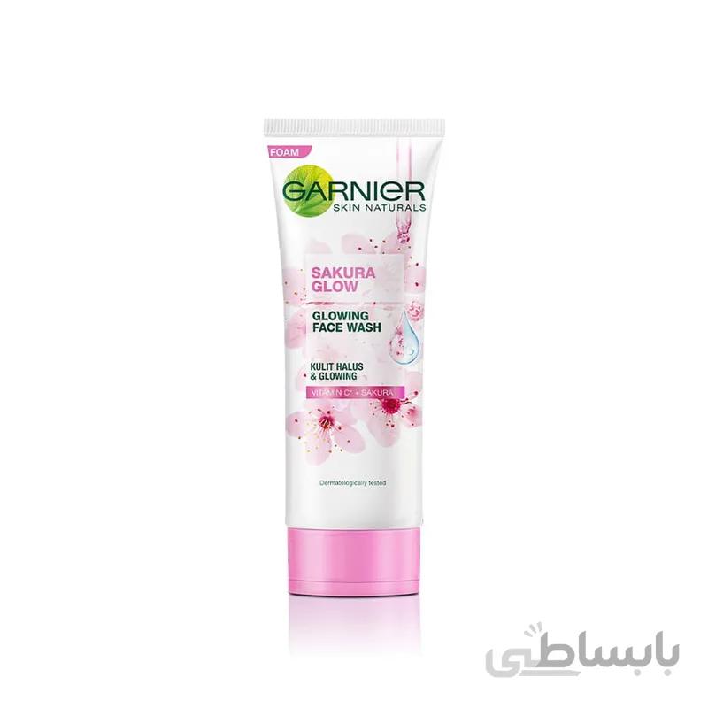 فوم شستشو صورت گارنیر Garnier مدل Sakura White