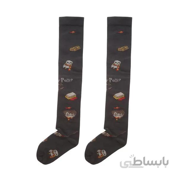 جوراب ساق بلند فانتزی دخترانه هری پاتر کد PH434