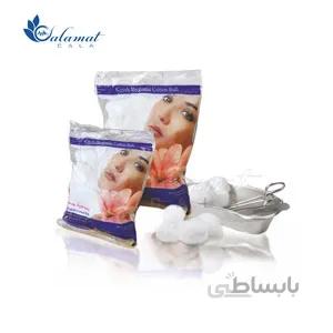 پنبه توپك سفيد گل 100 گرمي كاوه