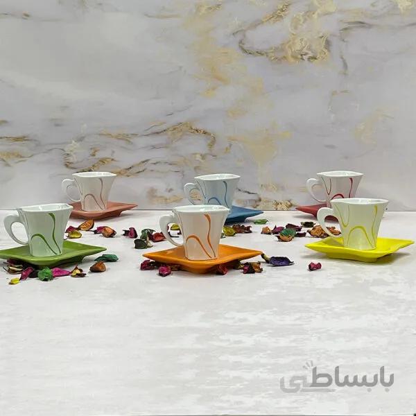 فنجان نعلبکی شکس خطی کد940