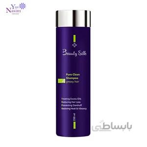 شامپو تنظیم کننده چربی مو بیوتی سیلک ا PURE CLEAN SHAMPOO GREASY HAIR BEAUTY SILK کد 282966