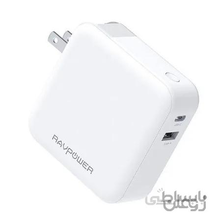 پاوربانک ۵۰۰۰ میلی‌آمپر راوپاور مدل RP-PB101 | آواژنگ