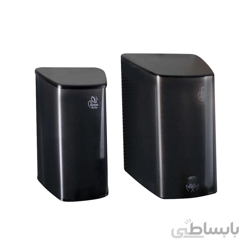 ست دست خشک و صابون ریز 1200K - مشکی