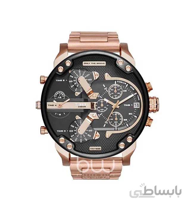 ساعت دیزل هفت موتوره مردانه رزگلد| DIESEL DZ-7333