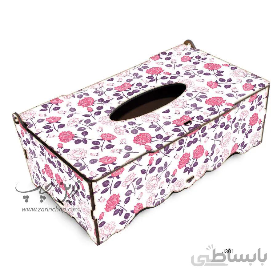 چاپ بر روی جعبه دستمال کاغذی مدل J301