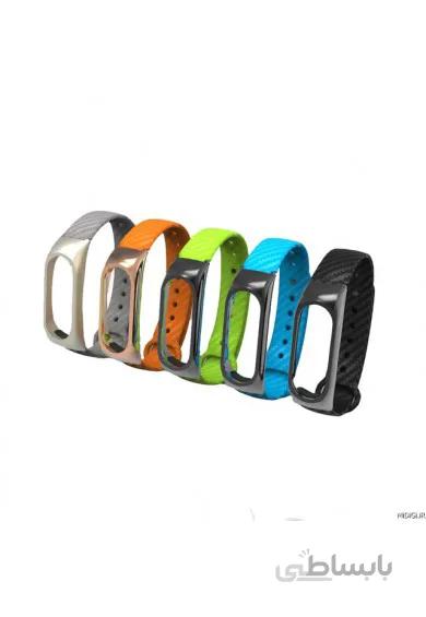 بند سیلیکونی با فریم فلزی می بند 2 مدل Tamister TC2 مچ بند می شیاومی شیائومی | Xiaomi Mi MiBand2 Tamister Tc2 Watch Strap