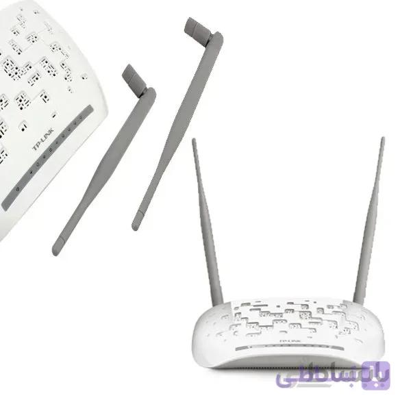 مودم روتر ADSL2 Plus بی‌سیم N300 تی پی-لینک مدل W8961N — تصویر 1