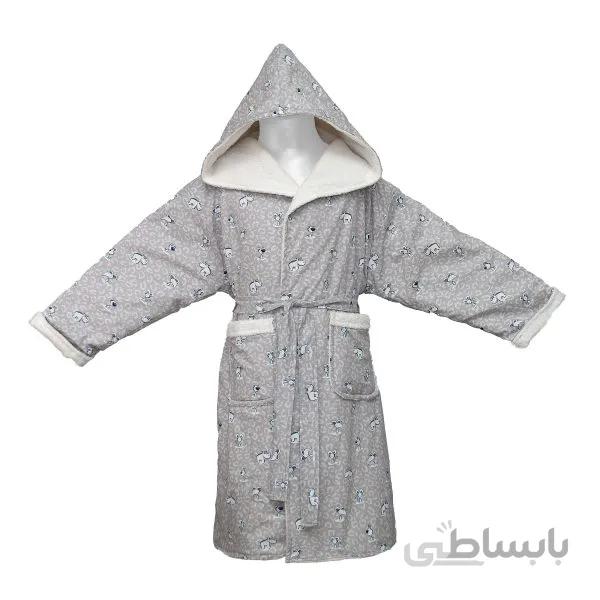 حوله پالتویی کودک BMA رنگ طوسی