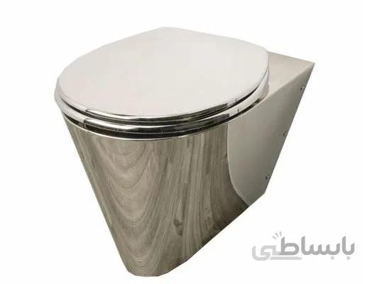 توالت فرنگی والهنگ استنلس استیل نما آوای گلچین