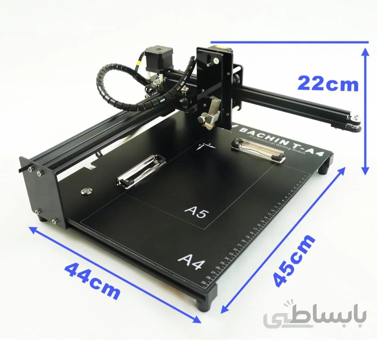 دستگاه حکاکی و برش لیزری ۵ وات صفحه دار مدل GB-3020P