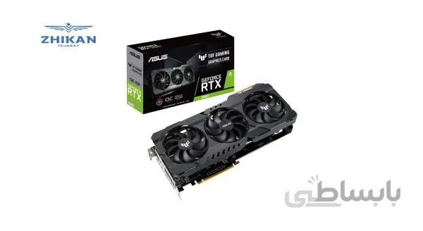 کارت گرافیک ایسوس مدل ASUS TUF Gaming GeForce RTX 3060 OC Edition 12GB GDDR6 ا ASUS TUF Gaming GeForce RTX 3060 OC Edition 12GB GDDR6