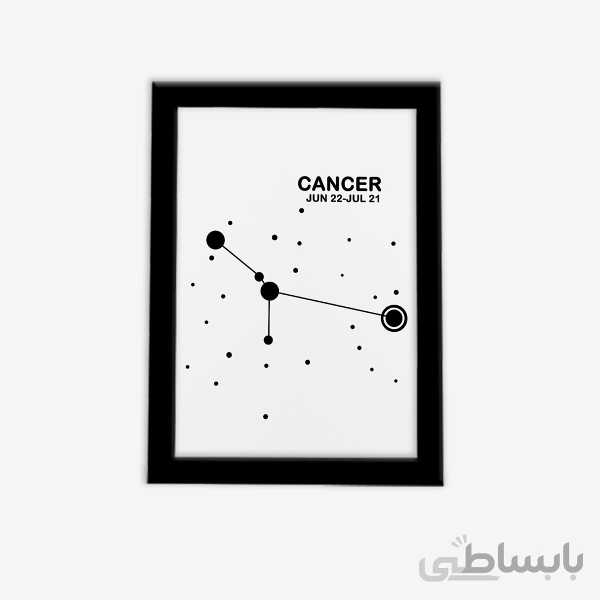 تابلوی مدرن صورت فلکی متولدین تیر