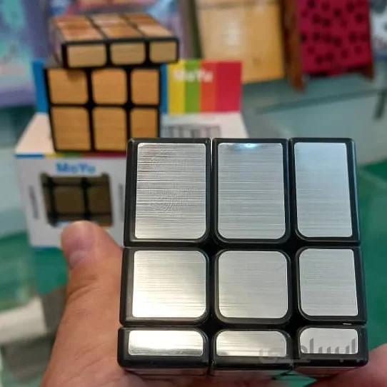 روبیک حجمی ایینه ای نقره ای مویو ا MoYu Silver Mirror Rubik Cube