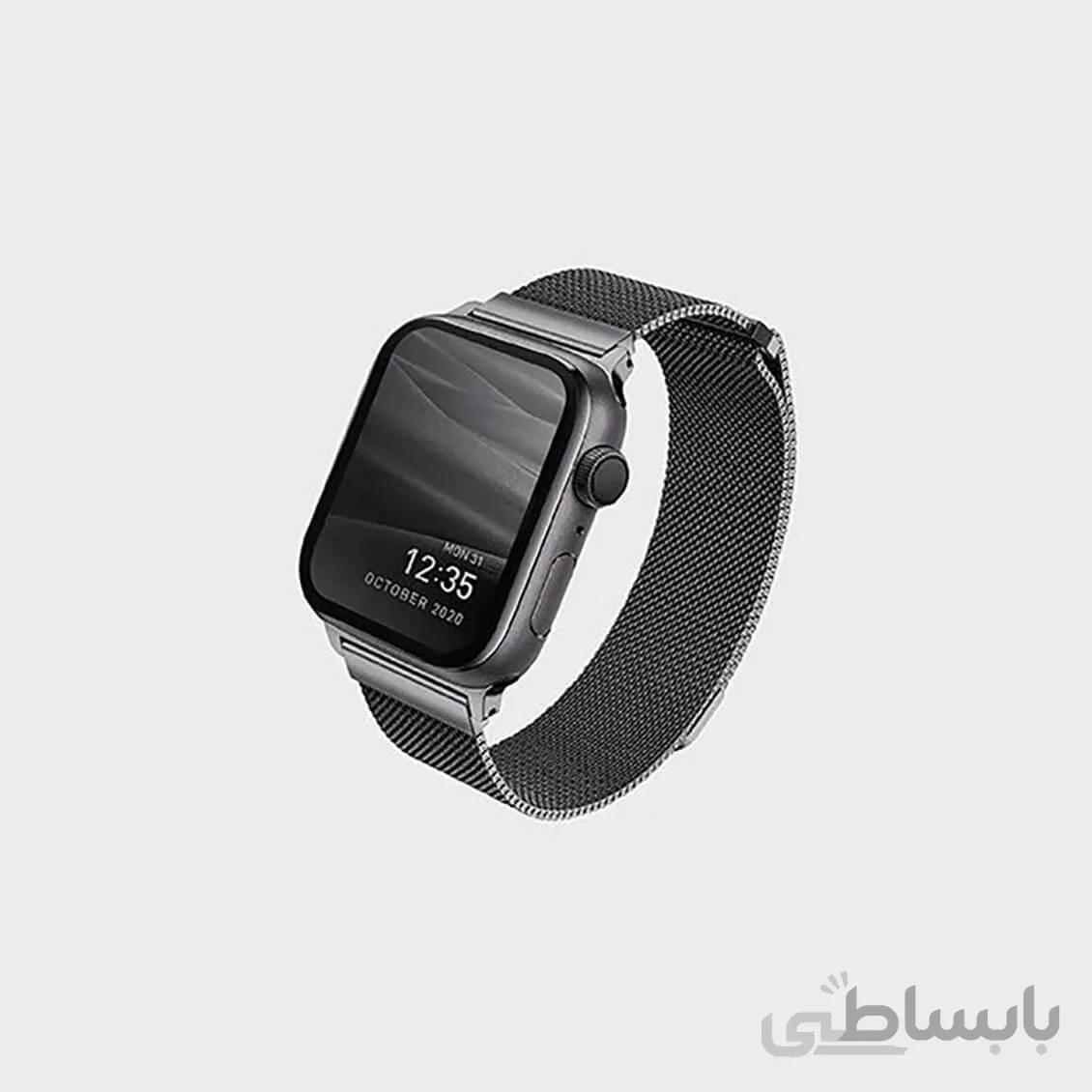 بند اپل واچ بافت استیل یونیک مدل Dantewatch مناسب برای اپل واچ 38/40/41 mm
