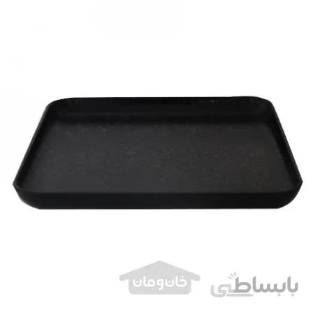 بشقاب مربعی سیاه Isimi