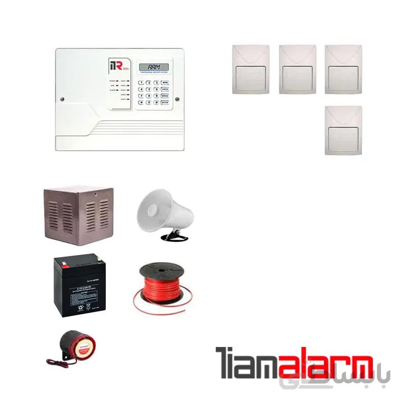 پکیج دزدگیر اماکن باسیم مدل آی تی آر سیم کارتی و تلفنی I50F4
