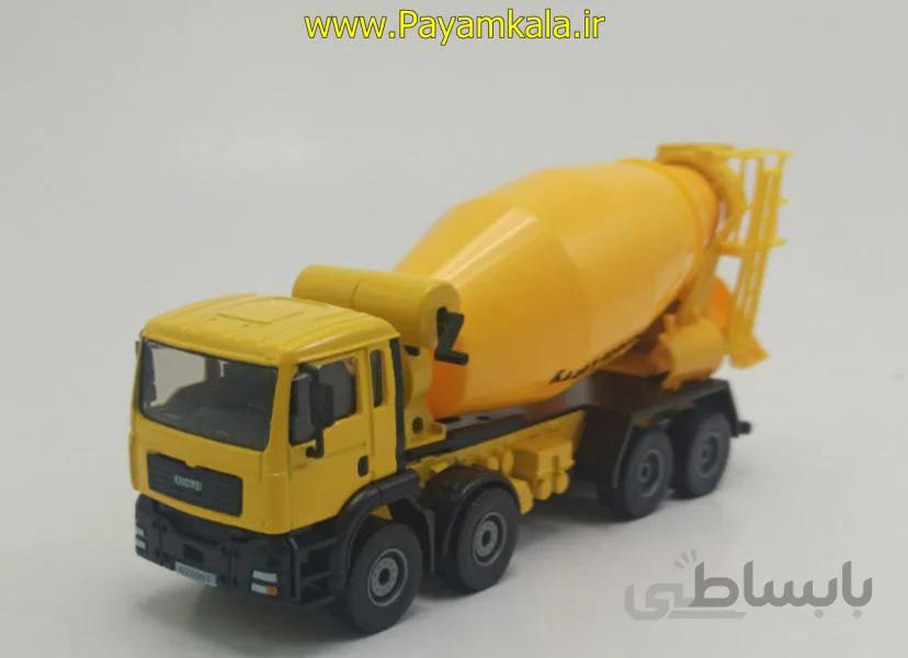 ماکت میکسر بتن ( CEMENT MIXER BY KDW 1:50 ) زرد