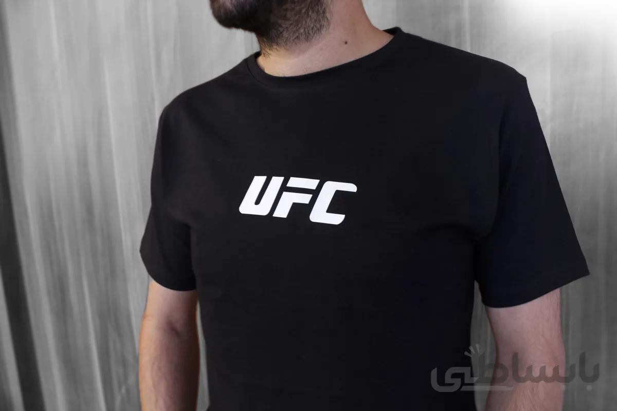تیشرت مردانه مدل UFC مشکی