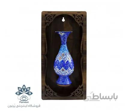 گلدان مینا 20 و 16 سانتی قابدار