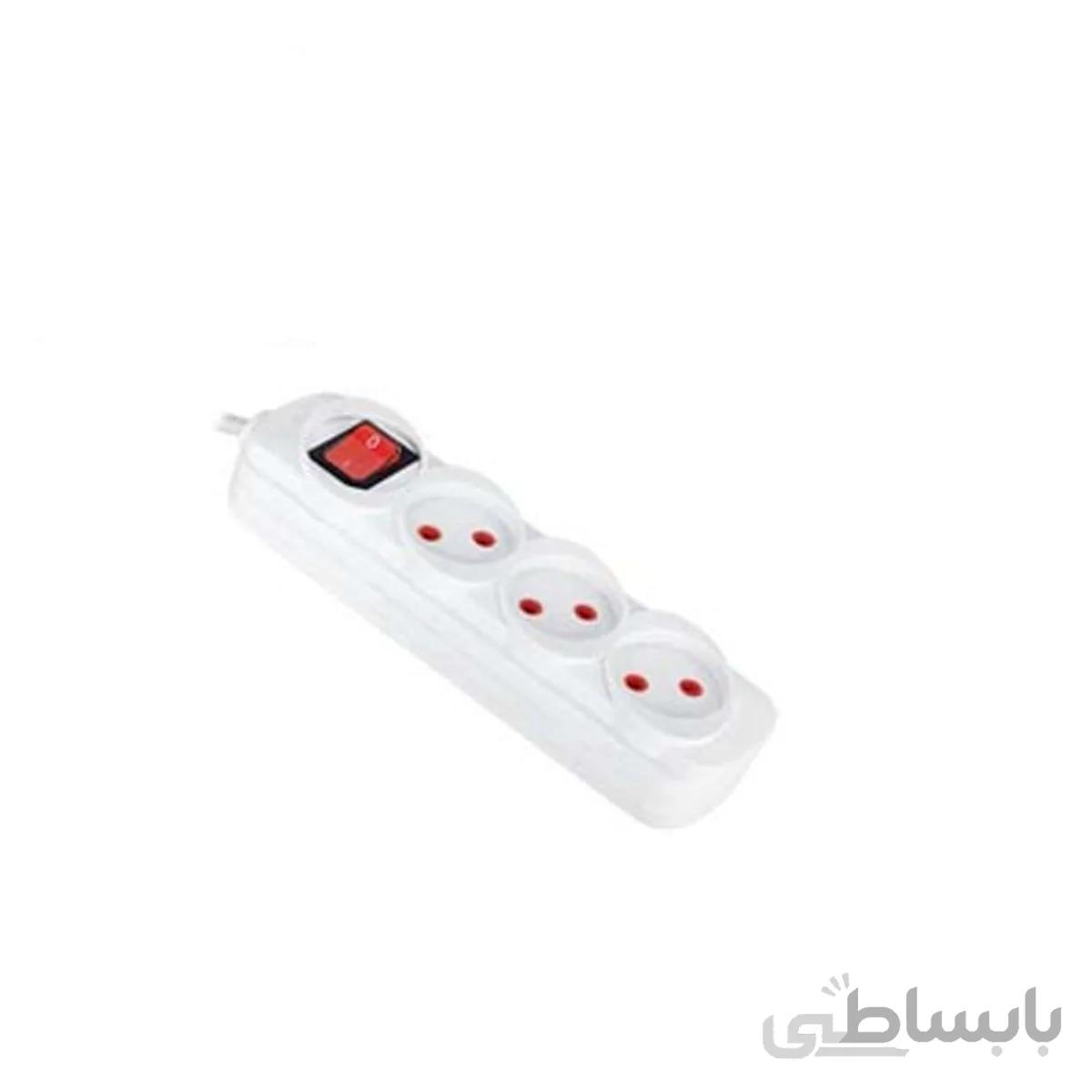 چند راهی برق چهار خروجی بدون ارت آفر الکترونیک