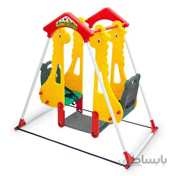 تاب حیاطی دو نفره کودک سپیده تویز مدل Twin 104 ا Sepideh Toys Twin 104 Baby Double Outdoor Swing