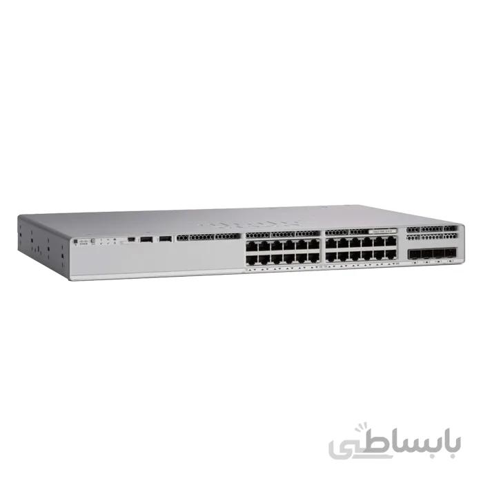 سوئیچ سیسکو مدل C9200L-24T-4X-E ا cisco switch C9200L-24T-4X-E