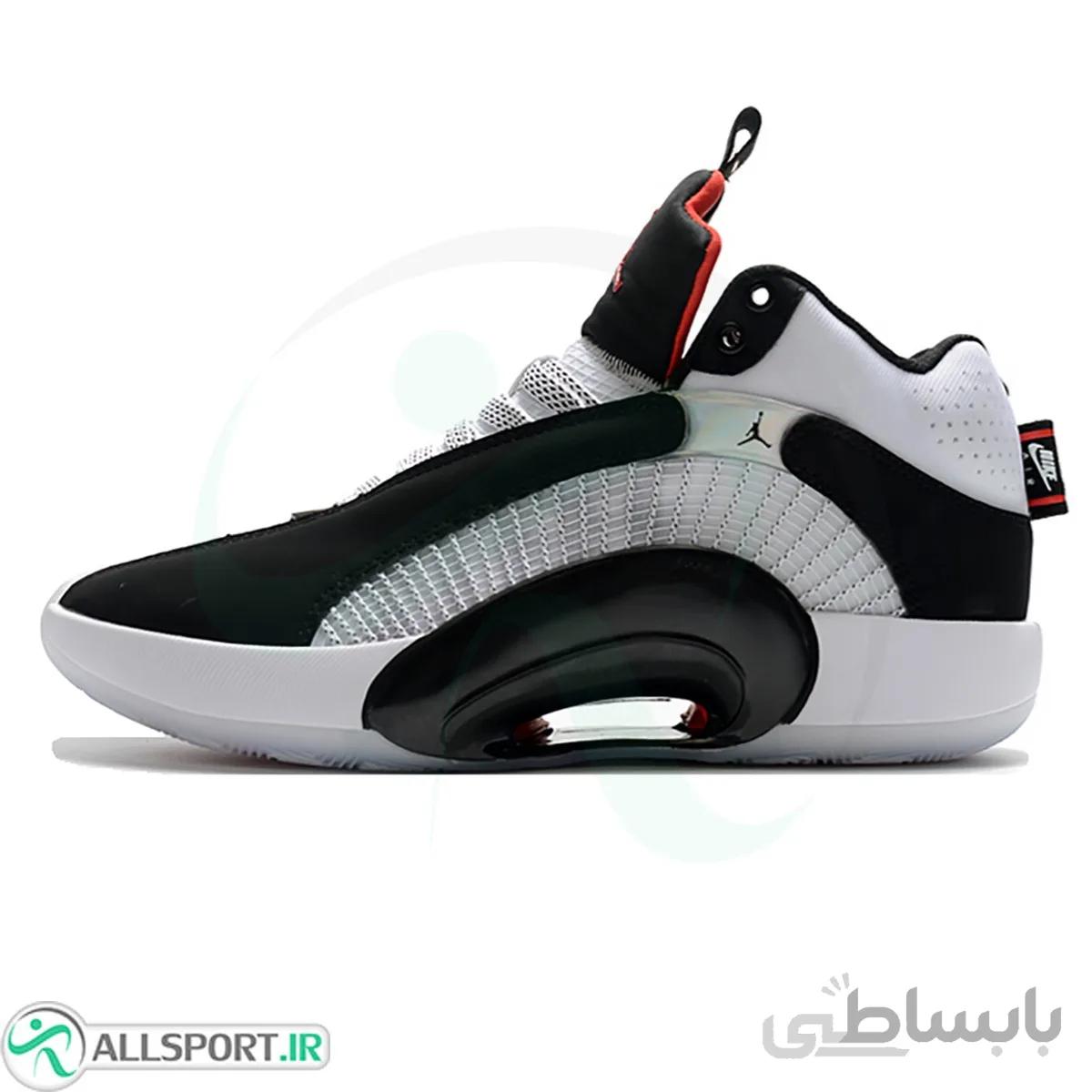 کفش بسکتبال مردانه نایک طرح اصلی Nike Air Jordan 35 White Black
