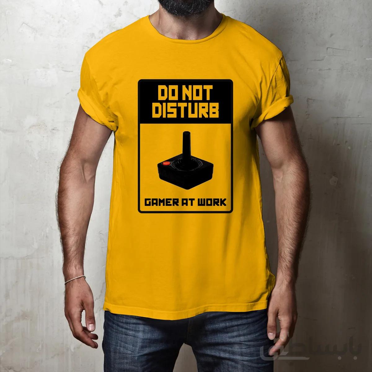 تیشرت زرد مخصوص گیمرها-Gamers Tshirt-gamer-گیمر-گیم-game