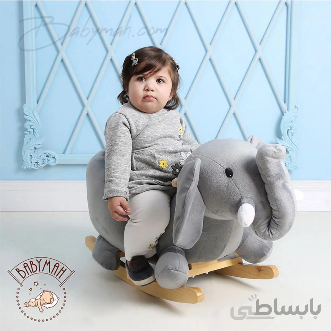 راکر کودک طرح فیل هورتون صندلی دار