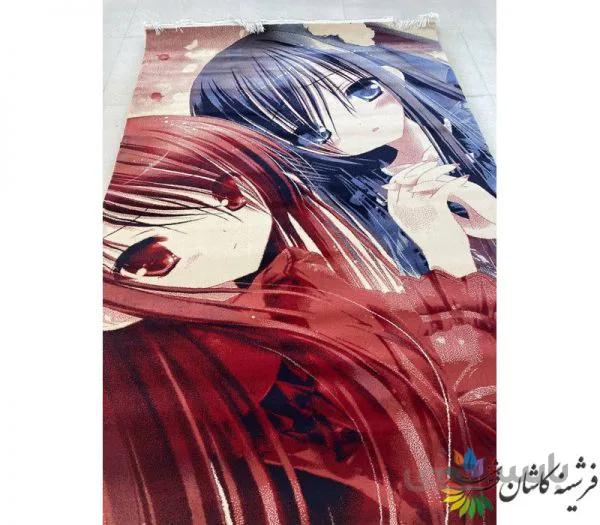 فرش کودک دخترانه عروسکی کد 1002cr