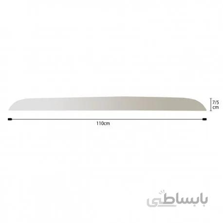 زه استیل لبه پایین درب صندوق تیبا 2