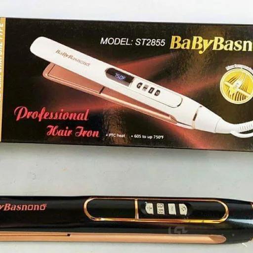 اتو مو بیبی باس نانو مدل BaByBasnono ST2855 ا BaByBasnono ST2855 Hair Straightener