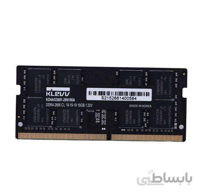 رم لپتاپ DDR4 کلو مدل 2666MHz CL19 SODIMM ظرفیت 16 گیگابایت