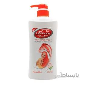 شامپو لایف بوی ضد ریزش مو ۶۸۰ میل – حاوی عصاره شیر و آلوئه ورا – Lifebuoy anti hair fall Shampoo – with Milk protein & aloe vera