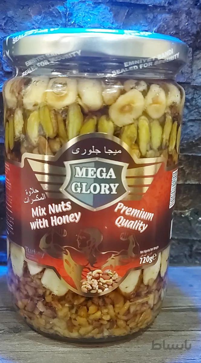 معجون مگا گلوری مخلوط در عسل 720 گ Mega glory ا Mega glory