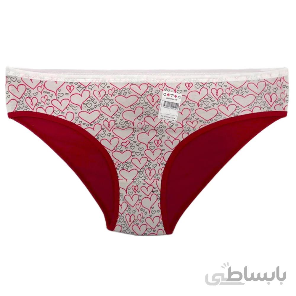 شورت پنبه زنانه KOTON طرح قلبی