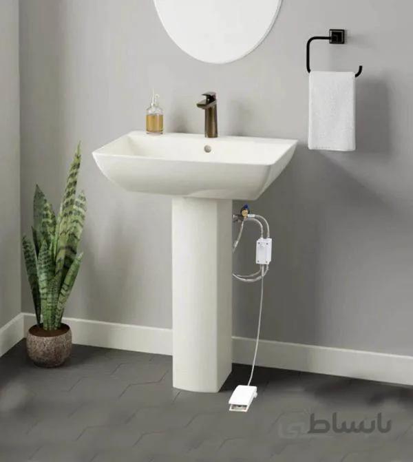 شیرآلات پدالی بهینه کار یزد مخصوص روشویی p250