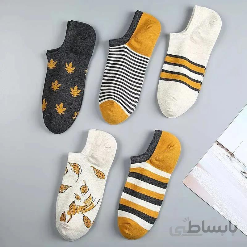 جوراب قوزکی با ۵ طرح جذاب