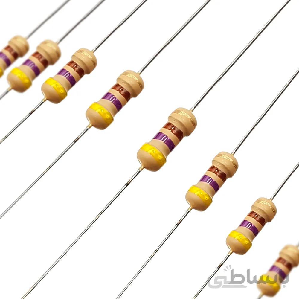 مقاومت 470ohm 1/4W 5%