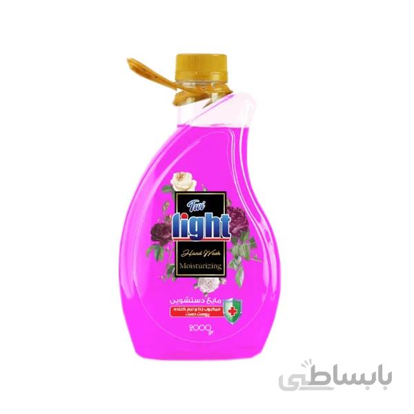 مایع دستشویی توئی لایت صورتی شفاف - 2 لیتری