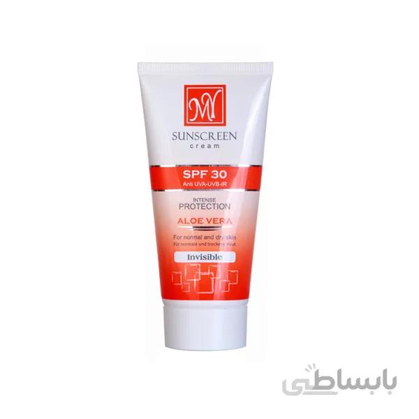 کرم ضد آفتاب بدون رنگ SPF 30 مای ۵۰ml
