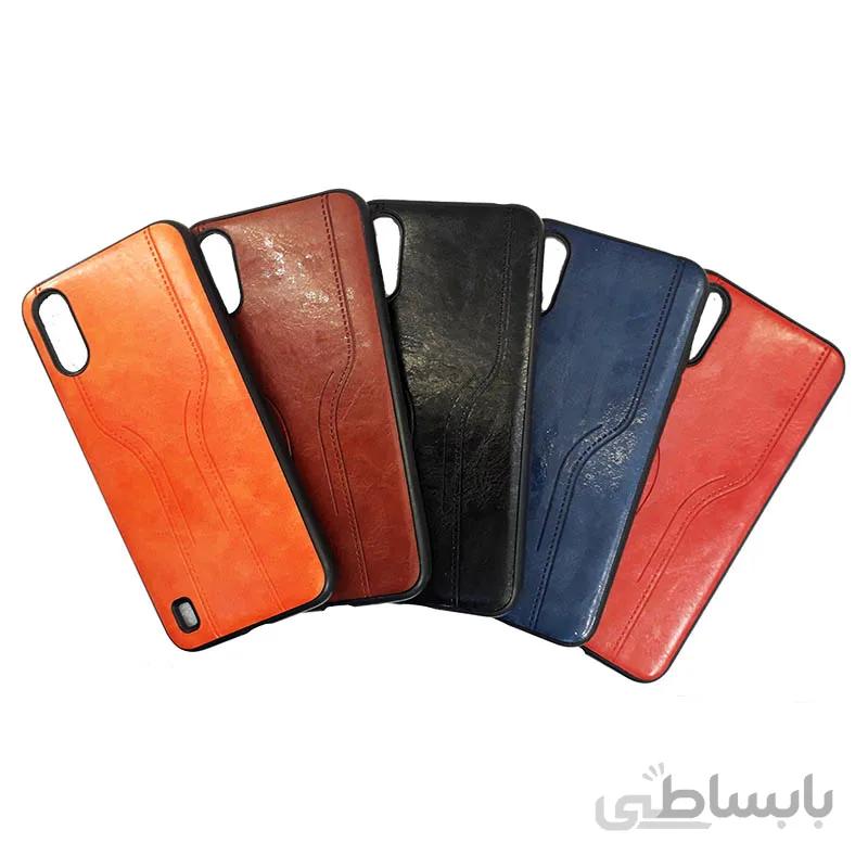 قاب چرمی طرحدار سامسونگ Samsung A01