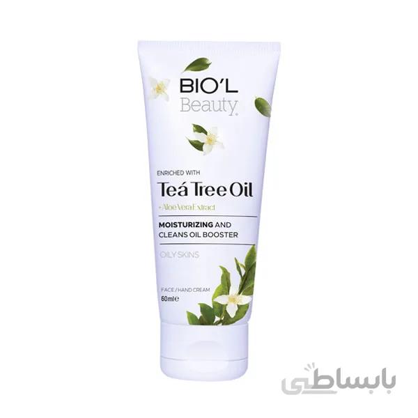 کرم مرطوب کننده دست و صورت قوی فاقد چربی مناسب پوست چرب بیول Bio'l