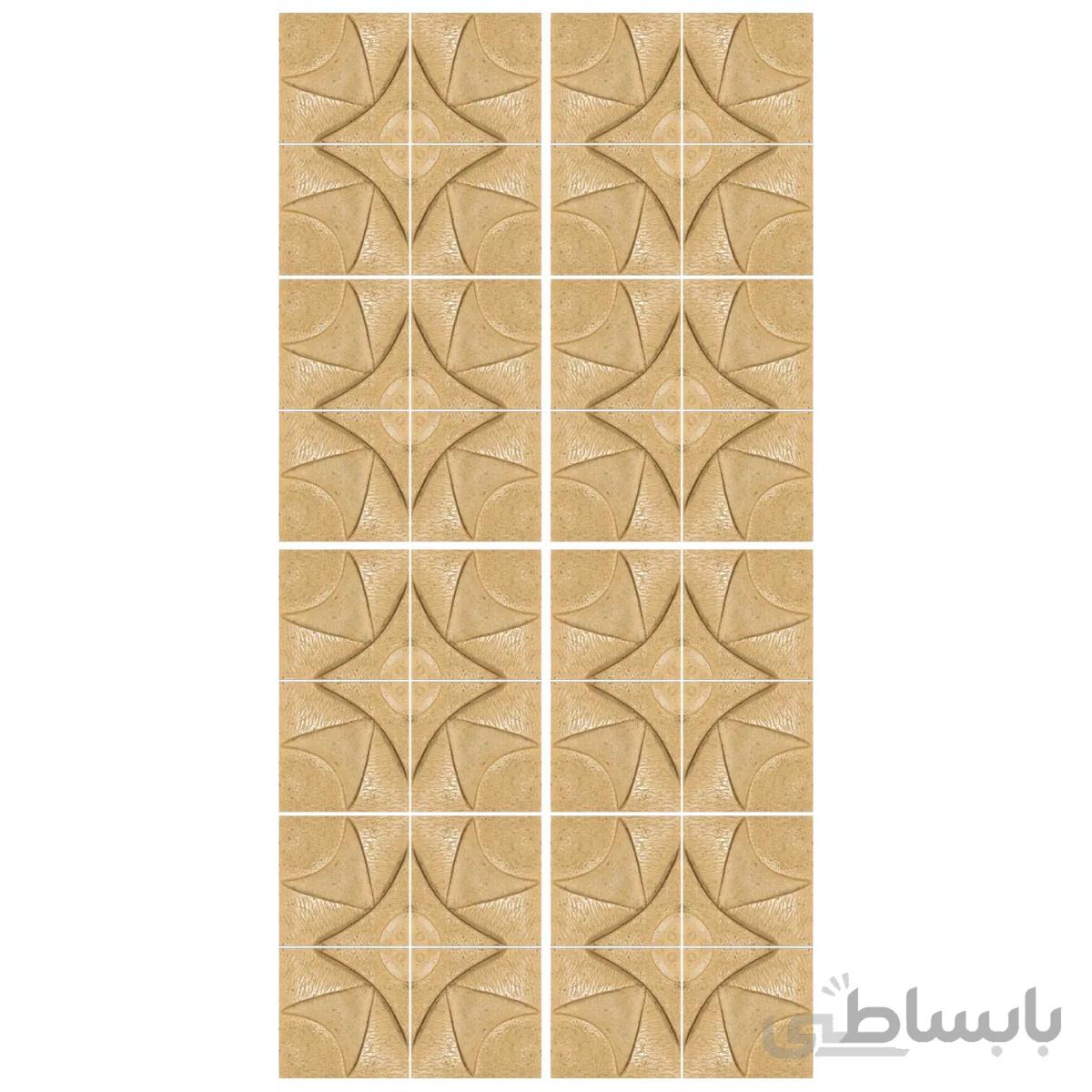 دیوارپوش تندیس و پیکره شهریار مدل امای کد W1010 01 بسته 32 عددی